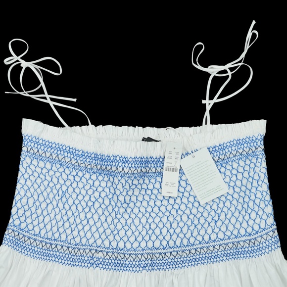 New J.CREW Size L Paloma Top in White $89 CA583 - Picture 6 of 7